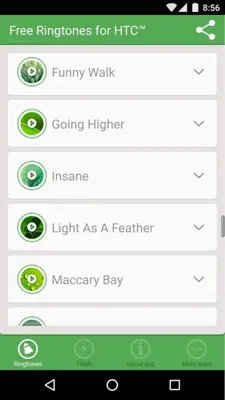 Free Ringtones for HTC™ android App screenshot 1